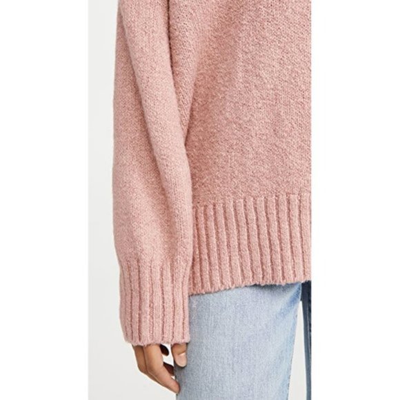 NEW Free People Brookside Tunic Sweater Pink $128 - Picture 6 of 11